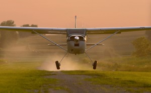 Cessna 180D Takeoff